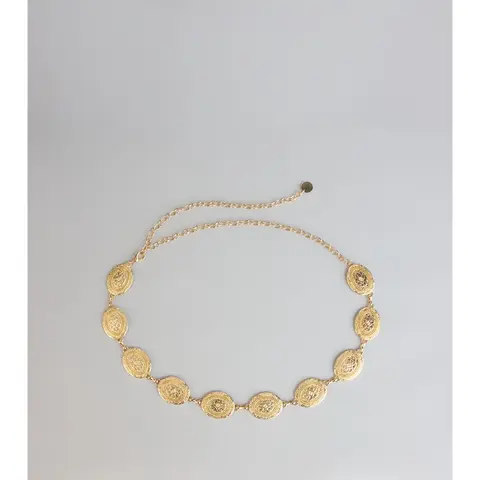 Golden Hour Muse Concho Chain Belt