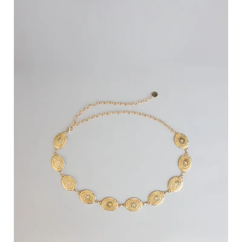 Golden Hour Muse Concho Chain Belt