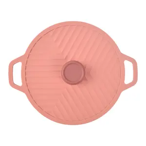 Silicone Pot Lid Set - Washable Kitchen Gadget Sealing Lids for Microwave Food Preservation, Compatible with Containers