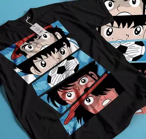 Camiseta Supercampeones T-shirt Oliver Capitan Tsubasa New py Anime Equipo 341, Gift For Fans1