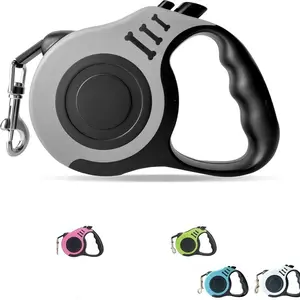Expandable Dog Leash Automatic Retractable Tractor Dog Tape, Durable Pet Tape 10 Feet Convenient, Non-Slip Handle, Suitable for Small Medium Dogs