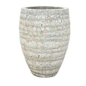 Textured Ribbed Planter
