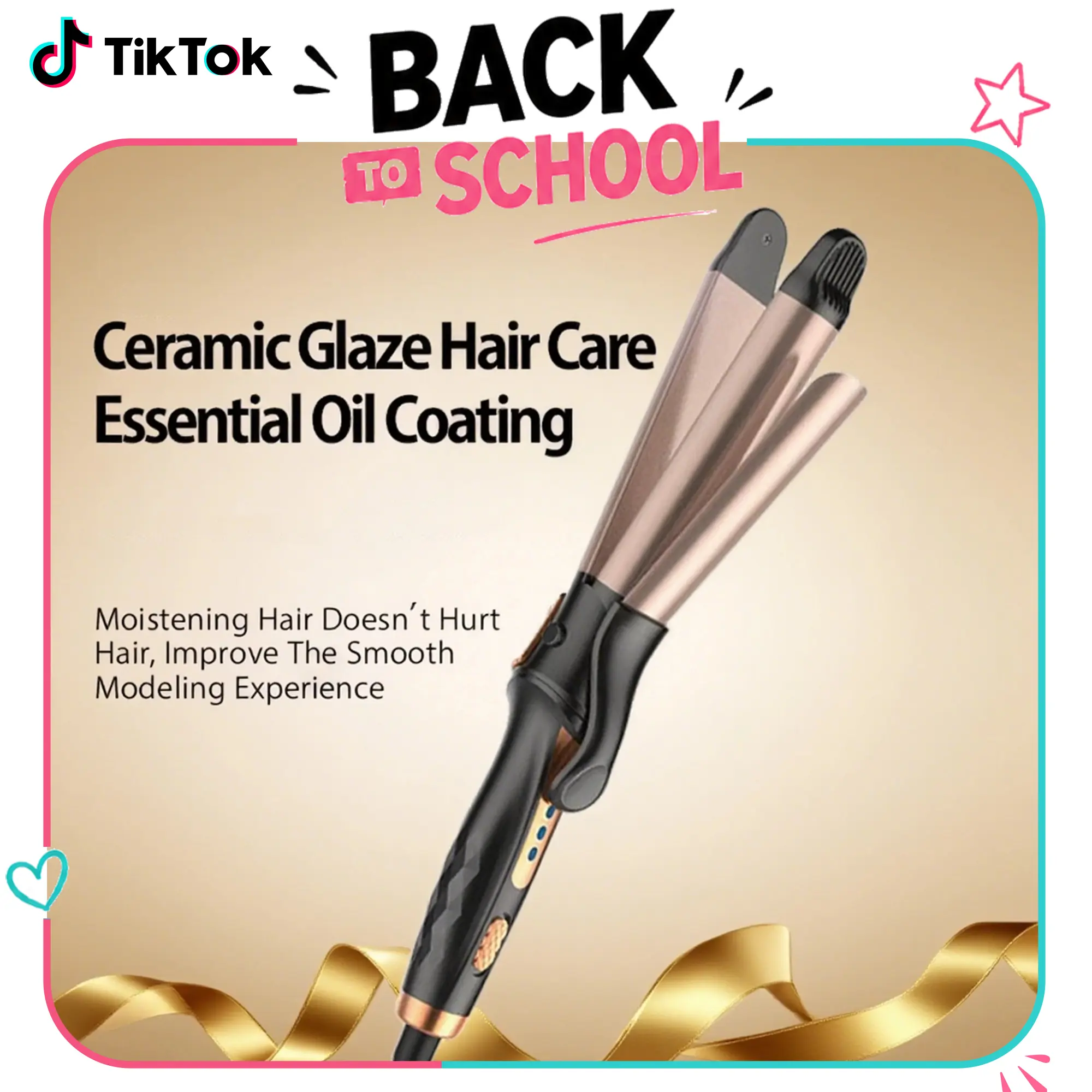 Labhairs 2-in-1 Ceramic Hair Straightener and Curler, Flat Iron for Frizz Control with Adjustable Temperature, Temp Lock & Safety Switch, Curling Tool, Temperature Lock Function, Safety Lock Switch sohochic