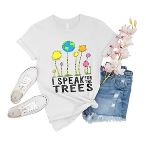 T-Shirt Unisex I Am The Lorax I Speak For The Trees I Speak For Trees Earth Day Save Earth Inspiration Hippie T Shirt