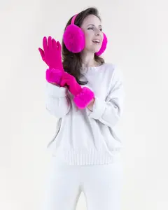 Faux Fur Trim Earmuff - Unisex Winter Wear for Warmth & Style - Soft Cozy Faux Fur Material - Ideal for Cold Weather