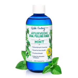 DALE AUDREY AYURVEDIC ORAL PULLING RINSE, MINT 8. OZ.