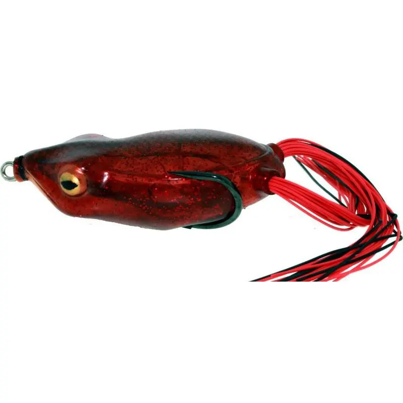 River2Sea Phat Mat Daddy Hollow Body Frog Fishing Lure - 1 Frog, 2.75 in, 3/4 oz Soft Plastic, 1 Removable/Optional Rattles, Mat-Like Look, Pre-Rigged for Heavy Cover, Topwater Fishing, Better Hook-Up Performance
