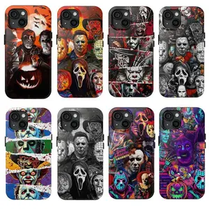 Horror Movie Phone Case,Halloween Scream Phone Case,For iPhone 16 15 14 13 12 11 17 ProMax Plus And for Samsung S21 S22 S23 S24 S25 Ultra Plus Gift For Fans