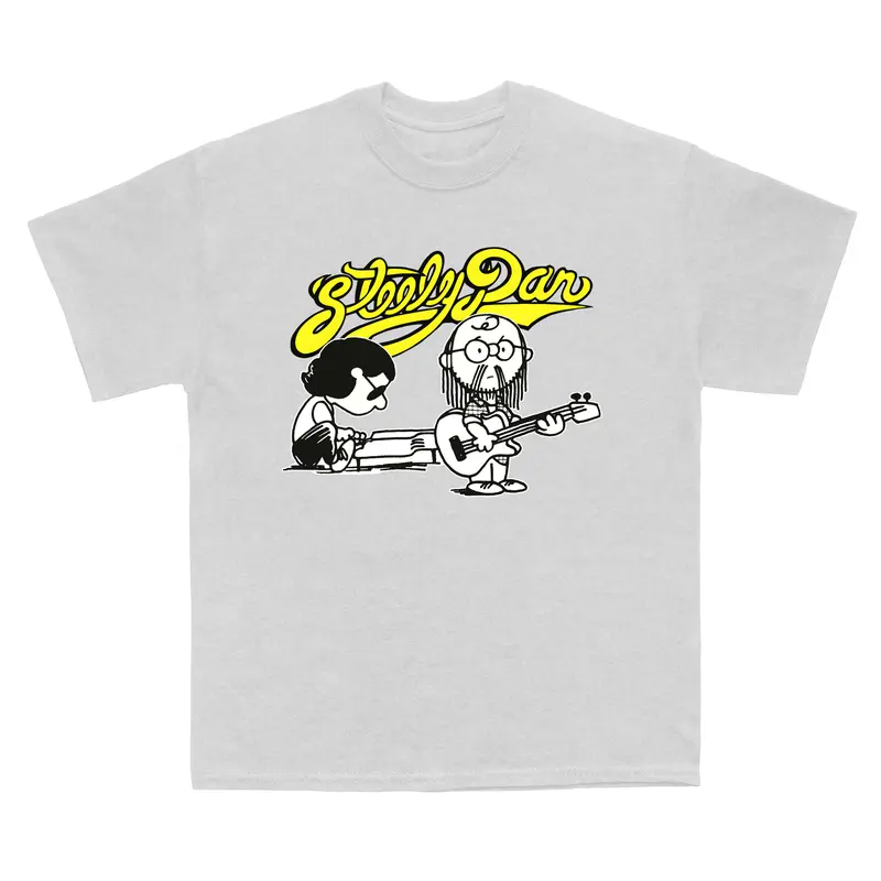 Steely Dan Cartoon T-Shirt , Funny Walter Becker & Donald Fagen