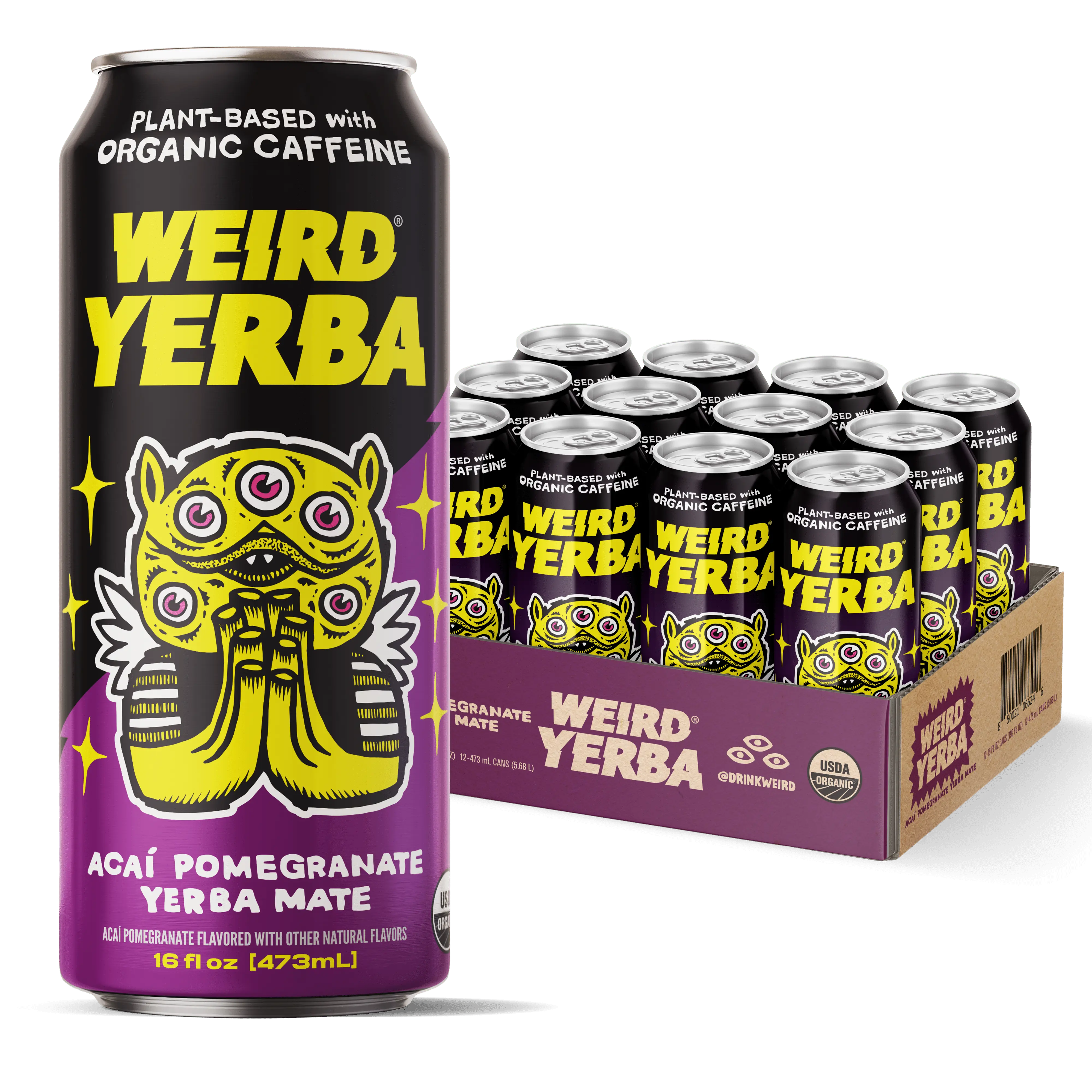 Organic Acai Pomegranate Yerba Mate
