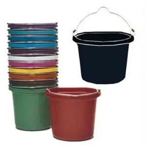 212 MAIN Fortex Industries Inc Flatback Bucket - Orange, 8 Qt, Square Base, Model FB-108