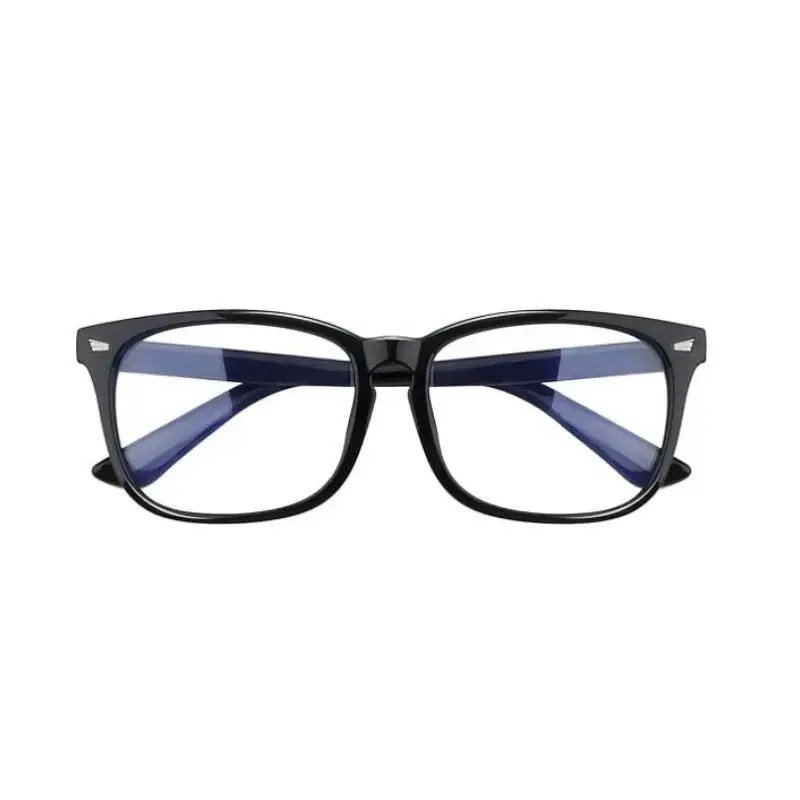 Vintage Square Tinted Lens Eyeglasses 2026 - Unisex Classic Lightweight Stylish Protective Frames, Prescription Ready with Non-Prescription Amber Tint, Anti-Glare Screen & Blue Light Blocking for Gaming, Daily Wear, Classic Versatile Frames, Sturdy