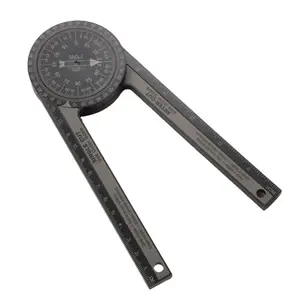 Plastic oblique angle saw protractor, 360 degree horizontal angle oblique angle detector, suitable for angle detectors in carpenters, finishing work, and the construction industry