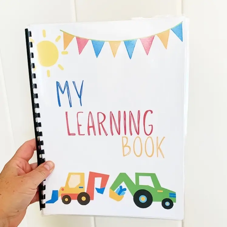 Pre-K Truck Busy Book Learning Materials Learning Tool Pre-K Truck Busy Book Learning Materials Learning Tool