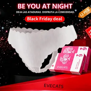 EVECATS Seamless Thong Underwear 2 Boxes 12 Pcs Total Gift Box Packaging Black Friday Deal Perfect for Gifting