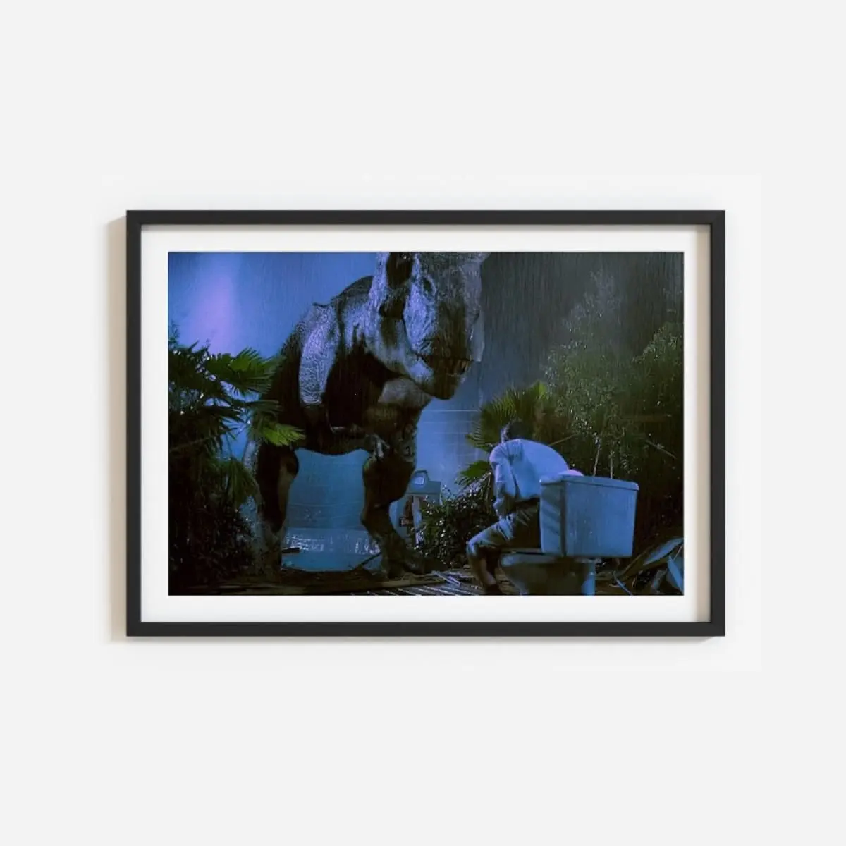 [Sale off up to 65%][Free Ship][No Frame] Jurassic Park Movie Poster – Funny Bathroom Wall Art Print, Humorous Bathroom Decor, Jurassic World Themed Bathroom Pictures for Unique Home Decor