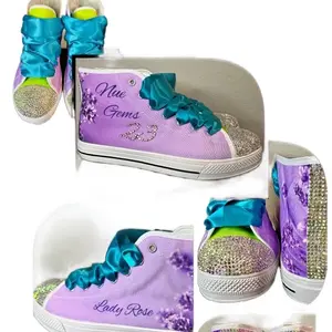 A. Nicole Custom Sneakers Athletic Shoe Women