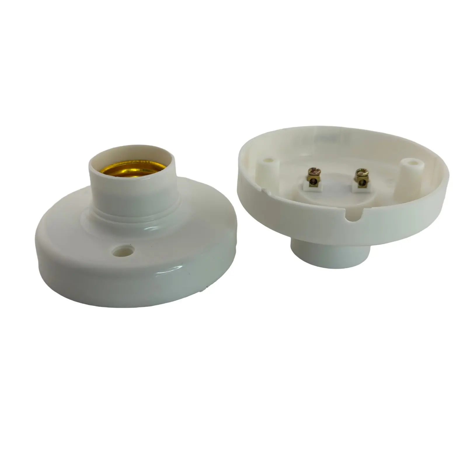 Rebaydo 2pcs E26-E27 Surface Mount Socket