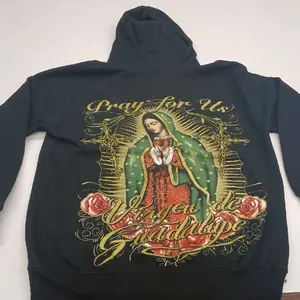 Religious Hoodies Virgencita de Guadalupe JesusCristh San JuditasTadeo Logos Pray for Us Design