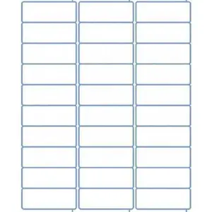 Labels 1" x 2 5/8" Premium Shipping Address Mailing Self Adhesive Labels 30 up