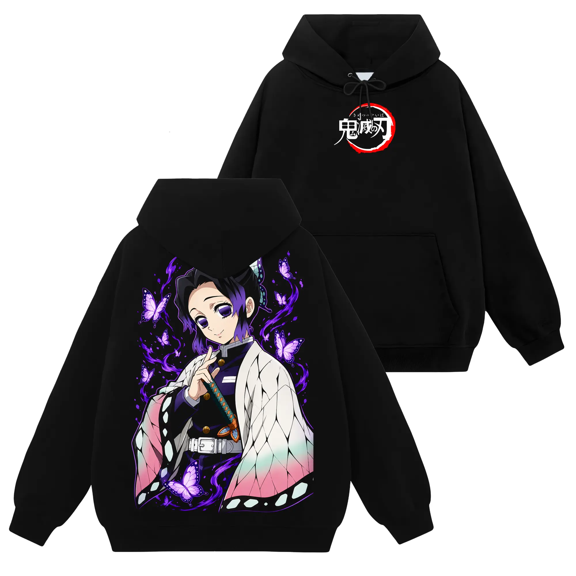 [Shinobi Shop] Kochou Shinobu - Demon Slayer Kimetsu No Yaiba #226 Hoodie T-Shirt Sweatshirt, Retro Vintage Unisex Graphic 90s Cotton, Gift For Wibu, Anime Manga Y2K Streetwear
