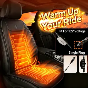 Car Heated Seat Cushion, Automotive Interior Cushion, Comfortable Winter Heater, Adjustable Temperature 12V, Easy Installation, Essential Car Accessory for Cold Weather