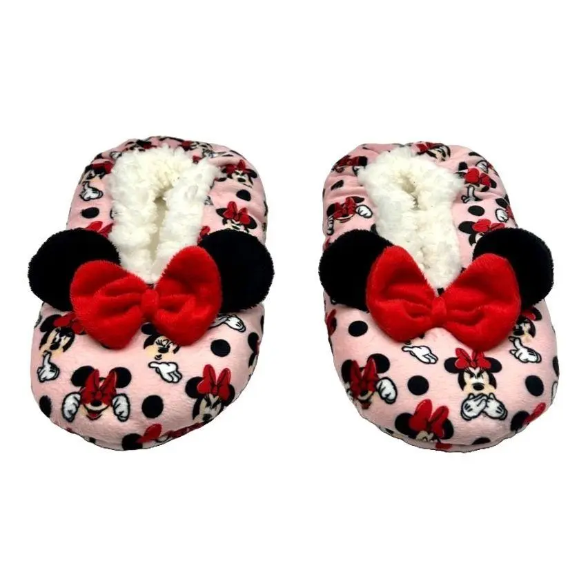 Ladies' Fuzzy Novelty Slipper Socks with Gripper Dot Bottoms