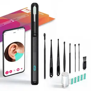 Wireless WiFi Endoscope Ear Camera with LED Light, Visual Ear Cleaner Tool for Earwax Removal, HD Video Capture Device for Gifts