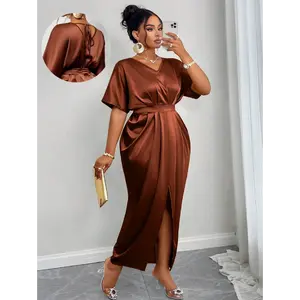 DMR New Plus Size Women's Clothing, Cocktail Dress, Winter Outfits, Prom Dress, Wedding Women Dresses, Oacnelorette, Glossy Fabric, Autumn Outdoor Clothing, Halloween Dress, Christmas, Winter Dress, Homecoming Dresses,