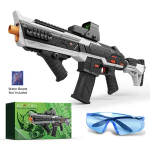 SOFITEN RHINO Electric Gel Ball Blaster -  Dual-Modes 200 FPS 170 Ft High Speed Full-auto blaster 14+Toy gun set with Goggles; Electric Mag Auto-feeding for Outdoor fun Shooting game Birthday gift *Eco-Friendly (Gel Balls Not Included)