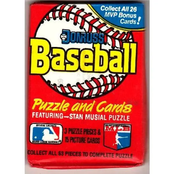 Donruss 1988 Baseball Trading Card Pack of 18 Ungraded Cards