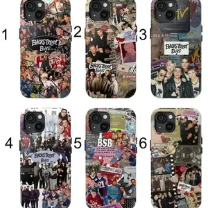 Backstreet Boys Millennium 2025 Pop Boy Band Nostalgic 90s Music Fan Merch Art Trendy Tough Phone Case. Retro Y2K Aesthetic Heavy Duty Shockproof Protective Smartphone Cover for iPhone 17 Pro Max 16 Air 15 14 13 12 11.