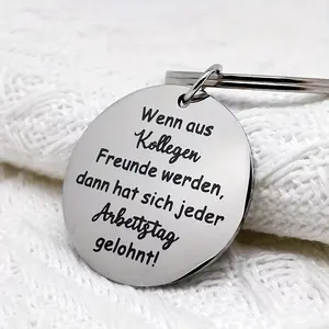 A Keychain Gift In German For A Colleague