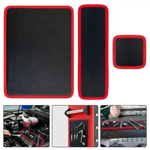 Magnetic Tool Mat & Holder | Flexible Magnetic Tray for Garage Workshop, Scratchproof PVC Surface with Non-Slip Grip | Auto Repair, Toolbox Organizer for Mechanics & DIY