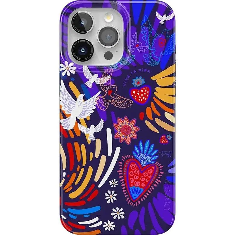 "Long Live Life" Collage Rugged Protection Cellphone Case - Shock-Resistant, Wireless-Friendly, Durable Rubber-Plastic Cover with Resistance for iPhone 17,16,15,14 Plus,13,12,11 Pro Max & Galaxy 22,23,24,25,26 Ultra (Mobile Device Accessory)