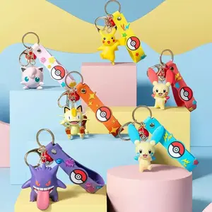 MINISO Official Pokémon Gengar Figure Keychain with Premium Gift Box | Cute Purple Ghost Pocket Monster Backpack Charm | Summer Sale Back to School Collection