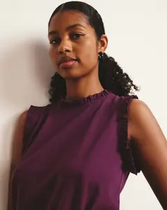 Tabitha Frill Top - Gamay