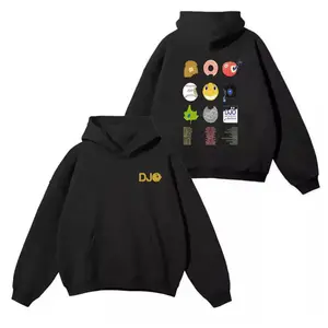 Youth & Adult DJO Tour Hoodie, Indie Music Graphic Pullover for Concerts, Unisex Vintage Style Sweatshirt, Soft Daily Wear, USA-Made & Printed Apparel	