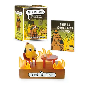 This Is Fine Talking Figurine: With Light and Sound! (RP Minis) Paperback