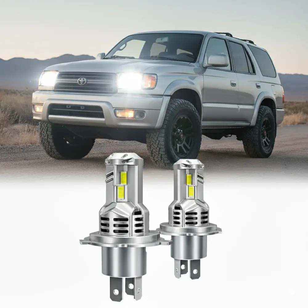 H4 9003 LED Headlight Bulbs| 6500K Cool White Super White | Plug & Play Install in 5 Mins | No Flicker H4 9003 LED Headlight Bulbs| 6500K Cool White Super White | Plug & Play Install in 5 Mins | No Flicker