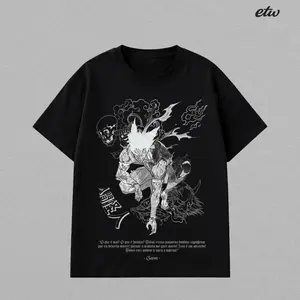 Garou Graphic T-Shirt One Punch Man, Anime Cotton Tee, OPM Villain Shirt, Japanese Manga Print T-Shirt, Streetwear Anime Tee, Unisex Casual T Shirt, Trendy Anime Outfit Top