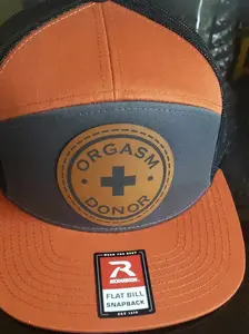 Trendy Gash Richardson Flat Bill Hat with Leather Patch for Any Occasion