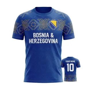 [Custom Name & Number] Bosnia Herzegovina Football Fan Jersey, Haiti National Team Inspired Graphic Jersey, Haiti Flag Soccer Supporter Jersey, Caribbean Streetwear Football Jersey, Haiti Soccer Fan Graphic Tee, Retro Haiti Football Shirt, Island Jersey