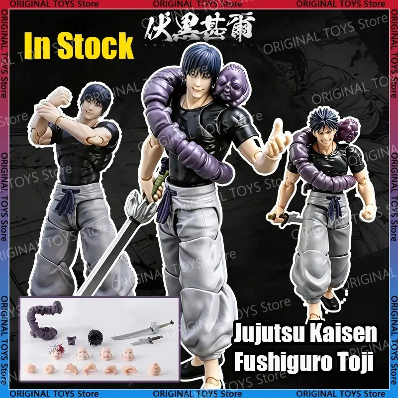 Hot New In Stock KO Bandai S.H.Figuarts Toji Fushiguro - Jujutsu Kaisen Anime Action Figure Collectible Model Gift