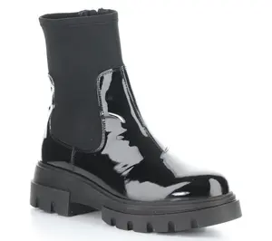 Bos. & Co. Winter Patent Leather and Neoprene Boot - Five2