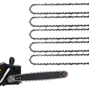 5 Pack 16 Inch Chainsaw Chain 56 Drive Links .043" Gauge, 3/8" Pitch Replacement Chains Compatible with, EGO,, Greenworks