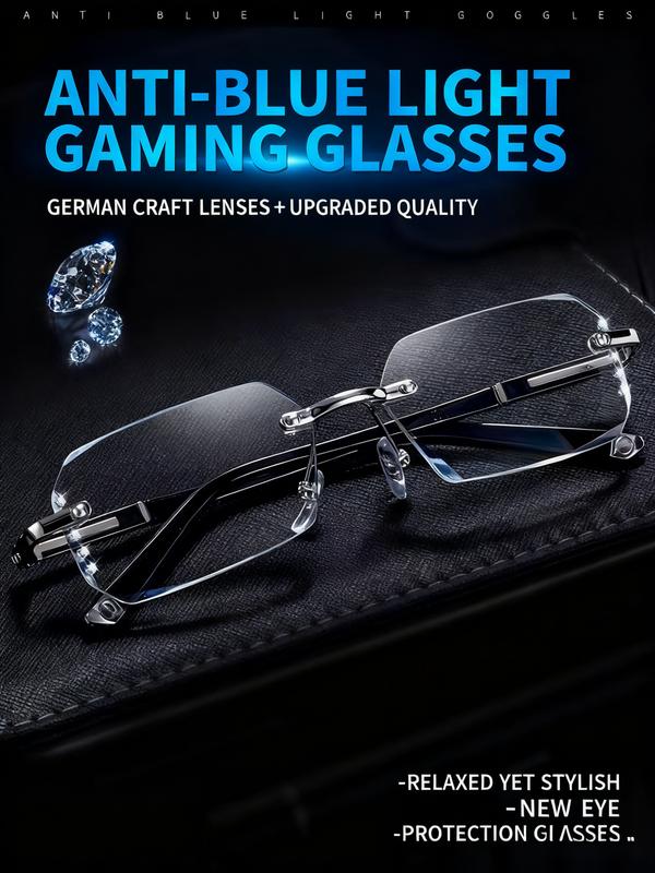 Presbyopia Glasses with Smart Auto-Zoom Feature and Anti-Blue Light Protection, Designed for Versatile Use on Computer, TV, and Reading, Ensuring Comfortable Wear with Soft Silicone Pads