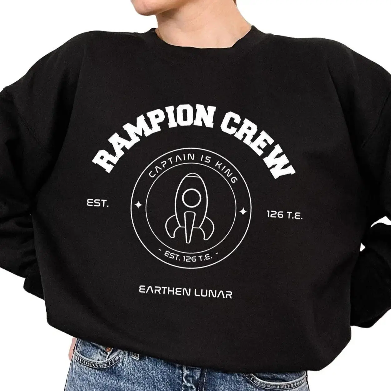 Rampion Crew Sweatshirt, The Lunar Chronicles Sweater, Cinder, Cinder Sweater, Bookish,