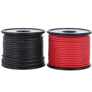 TUOFENG 16 AWG Wire Electrical Wire [82 ft Black and 82 ft Red] Hook Up Wire,16 Gauge Silicone Wire Flexible Stranded Wire of Tinned Copper Wire
