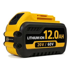 20V 12.0Ah DEWALT DCB612 Lithium Ion Compatible with the entire Line of DEWALT 20V MAX Tools / 12Ah Li-ion Battery - High Performance Cordless Tool Battery Pack for Drills, Saws, Grinders